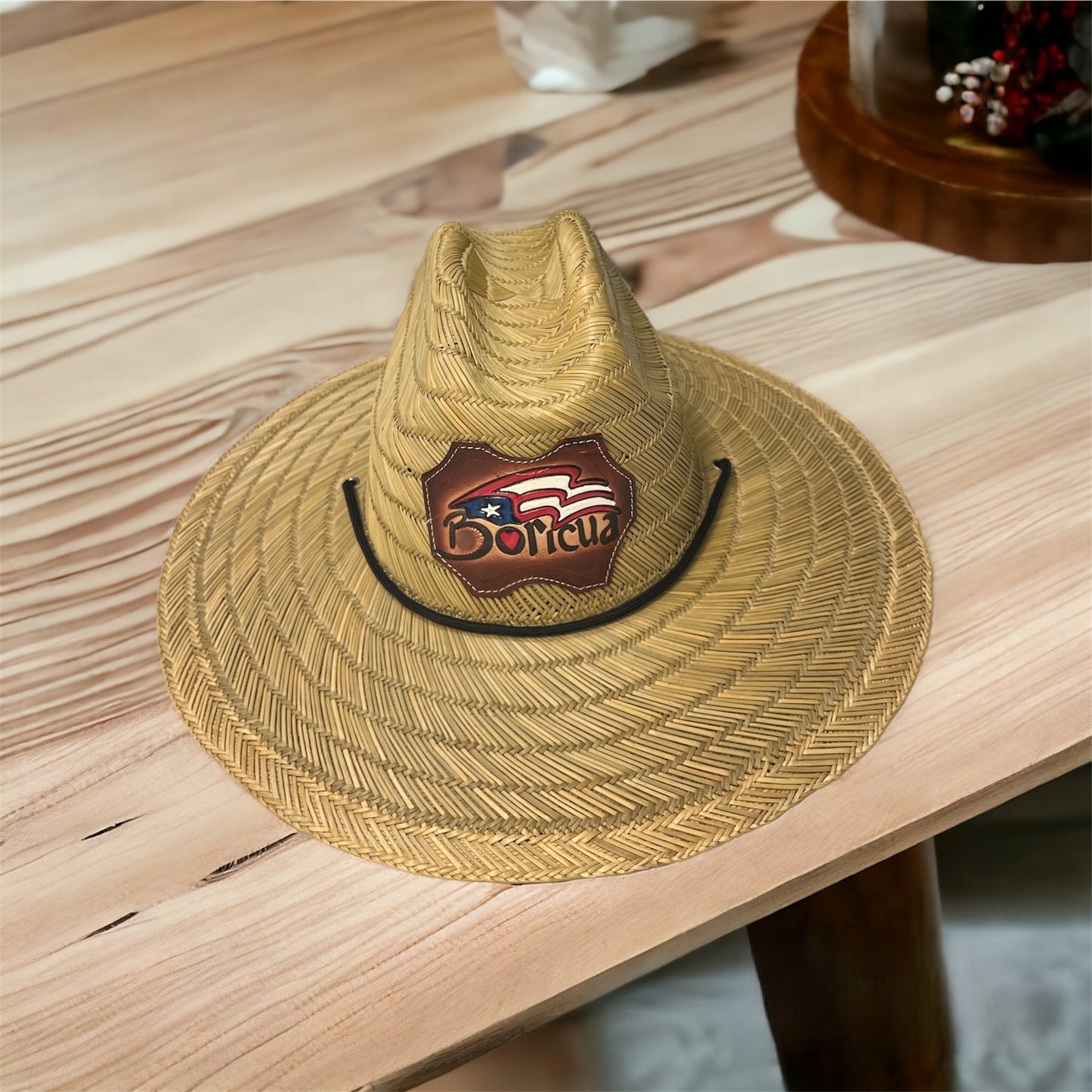 Sombrero de Paja con Liston Negro