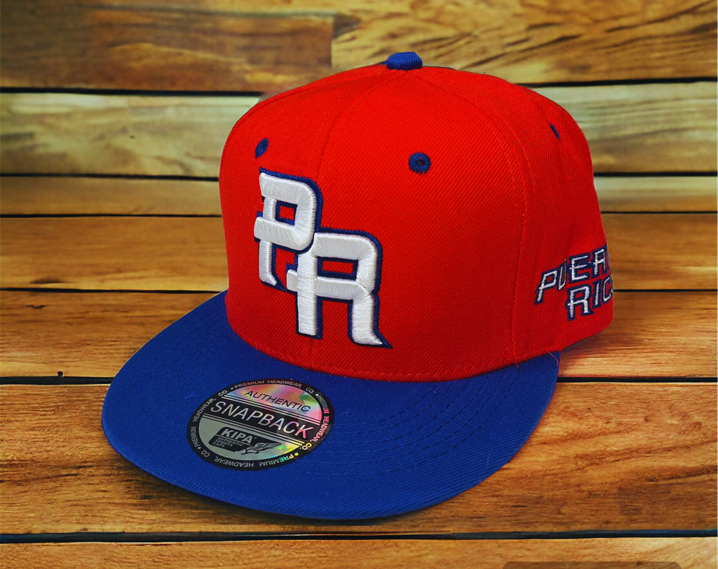 Gorra Roja-Azul PR