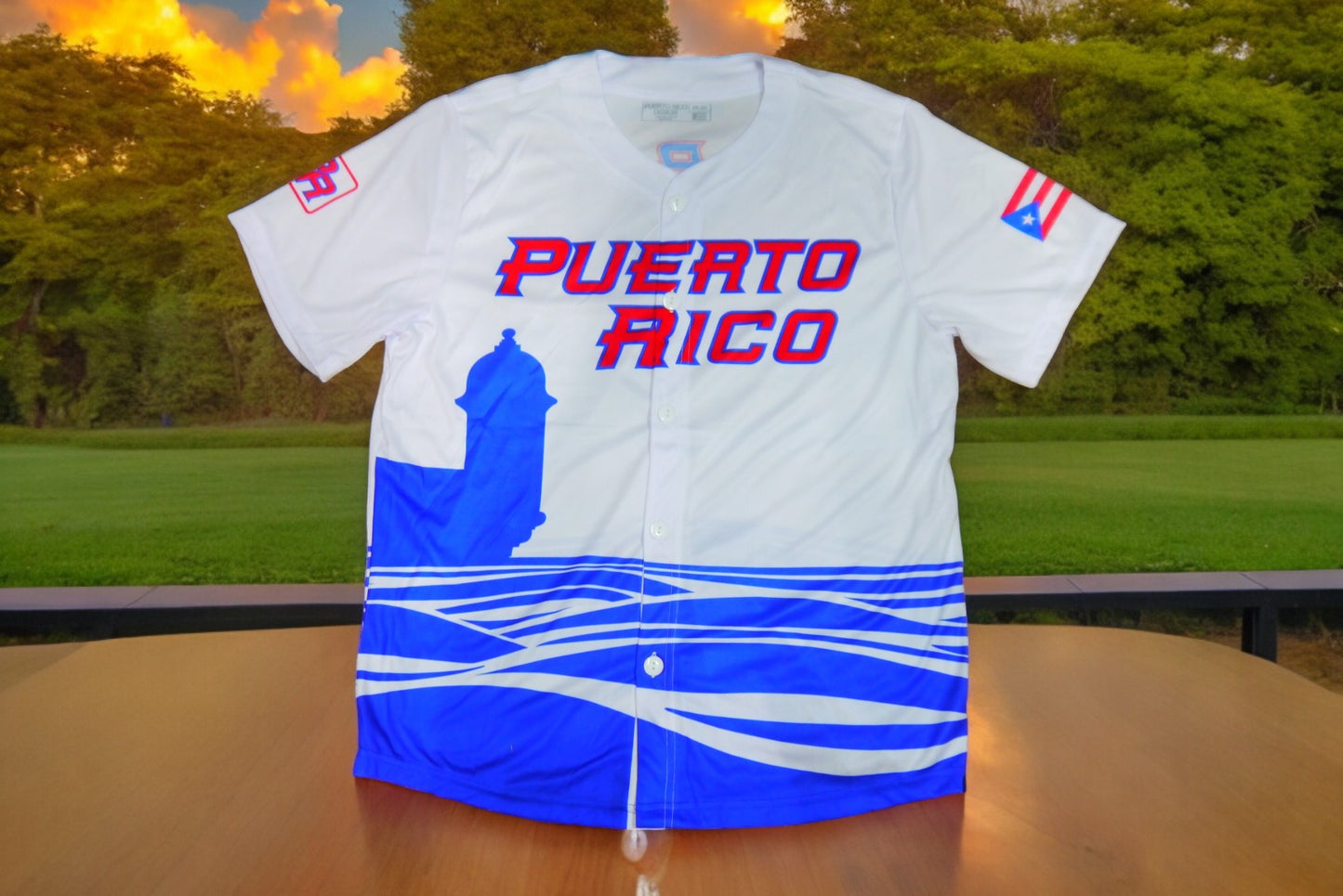 Puerto Rico Button-up Shirt